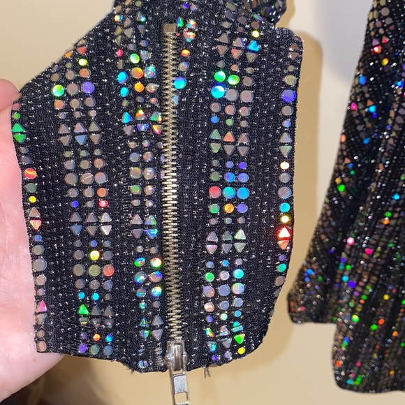 Shimmery Night Mini Dress - Picture 6 of 7